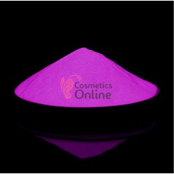 Decor pentru unghii NADP017UU cu pudra fosforescenta Roz -> Mov Ciclam 